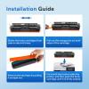 imageValuetoner 201X Toner Compatible for HP 201X Toner Cartridges 4 Pack High Yield CF400X CF401X CF402X CF403X for Color Laserjet Pro MFP M277dw M252dw M277c6 M277n M252n M277 Black Cyan Yellow Magentafor Canon 055H