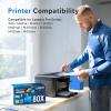 imageValuetoner 201X Toner Compatible for HP 201X Toner Cartridges 4 Pack High Yield CF400X CF401X CF402X CF403X for Color Laserjet Pro MFP M277dw M252dw M277c6 M277n M252n M277 Black Cyan Yellow MagentaH80X 2Pack BLACK