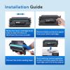 imageValuetoner 201X Toner Compatible for HP 201X Toner Cartridges 4 Pack High Yield CF400X CF401X CF402X CF403X for Color Laserjet Pro MFP M277dw M252dw M277c6 M277n M252n M277 Black Cyan Yellow Magenta89X Black