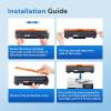 imageValuetoner 201X Toner Compatible for HP 201X Toner Cartridges 4 Pack High Yield CF400X CF401X CF402X CF403X for Color Laserjet Pro MFP M277dw M252dw M277c6 M277n M252n M277 Black Cyan Yellow MagentaH48A 2black