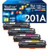 for hp 201a black/cyan/magenta/yellow