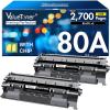 imageValuetoner Compatible 80A Toner Cartridge Replacement for HP 80A Toner Cartridge Black CF280A 80X CF280X for HP Laserjet Pro M400 401a 401d 401n 401dn M401dw 425dn 425dw Series Printer 2 Pack