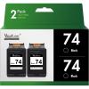 imageValuetoner Remanufactured 702XL T702 702 XL T702XL Replacement for Epson 702 Ink cartridges for Epson Workforce Pro WF3733 WF3720 WF3730 Printer Large Black Cyan Magenta Yellow 4 Pack2 Black 74