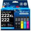 for epson 222 ink cartridges xl black and color