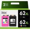 imageValuetoner Remanufactured Ink Cartridges Replacement for HP 65 Black Ink Cartridge 65XL 65 XL High Yield Work for Envy 5055 5052 5058 DeskJet 3755 2655 3720 3722 3723 3752 3758 2652 2624 2 Blackfor hp ink 62 black and color