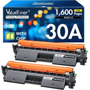 imageValuetoner 201X Toner Compatible for HP 201X Toner Cartridges 4 Pack High Yield CF400X CF401X CF402X CF403X for Color Laserjet Pro MFP M277dw M252dw M277c6 M277n M252n M277 Black Cyan Yellow MagentaH30A 2blackT
