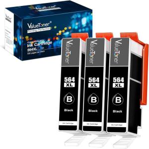 imageValuetoner 202 202XL Remanufactured Ink Cartridges Replacement for Epson 202XL Ink Cartridges Multipack for Expression Home XP5100 Workforce WF2860 Printer  1 Cyan 1 Magenta 1 Yellow564XL