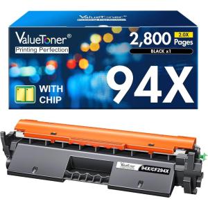 imageValuetoner Compatible Toner Cartridge Replacement for HP 94X CF294X High Yield 94A CF294A to use with Laserjet Pro MFP M148dw M148fdw M118dw Laserjet M148 M118 Printer Black 1 Pack