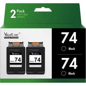 imageValuetoner Remanufactured 702XL T702 702 XL T702XL Replacement for Epson 702 Ink cartridges for Epson Workforce Pro WF3733 WF3720 WF3730 Printer Large Black Cyan Magenta Yellow 4 Pack2 Black 74