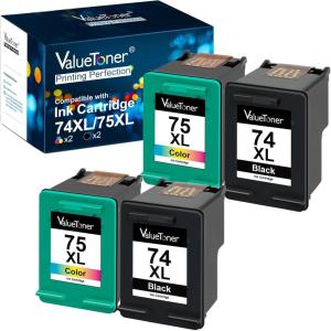 imageValuetoner Remanufactured 702XL T702 702 XL T702XL Replacement for Epson 702 Ink cartridges for Epson Workforce Pro WF3733 WF3720 WF3730 Printer Large Black Cyan Magenta Yellow 4 PackH7475XL
