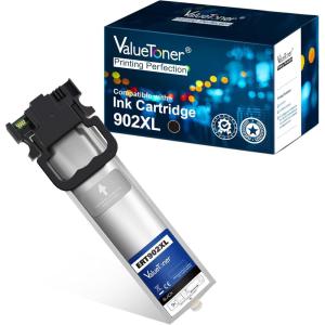imageValuetoner Remanufactured Ink Pack Replacement for Epson 902XL 902 XL T902XL120 Used in Workforce C5210 C5290 C5710 C5790 Printer 1 Black