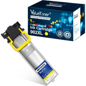 imageValuetoner Remanufactured Ink Pack Replacement for Epson 902XL 902 XL T902XL420 Used in Workforce C5210 C5290 C5710 C5790 Printer High Yield 1 Yellow