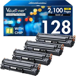 imageValuetoner TN221 TN221BK Compatible Toner Cartridge for Brother TN221 Toner Cartridges TN 221 TN221 Work for Brother HL3170CDW MFC9130CW HL3140CW MFC9330CDW MFC9340CDW Black2 PackValuetoner for canon 128 crg128 black toner