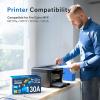 imageValuetoner 130A CF350A Remanufactured Toner Cartridge Replacement for HP 130A CF351A CF352A CF353A for Laserjet Pro Color MFP M177fw M176n M177 M176 Printer 1 Black 1 Cyan 1 Magenta 1 Yellow