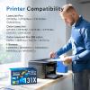 imageValuetoner 131X Toner Cartridge High Yield Replacement for HP 131X 131A CF210X for HP Laserjet Pro 200 Color MFP M276nw M251nw M276n M251n Black Cyan Magenta Yellow 4Pack