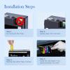imageValuetoner 950XL and 951XL Ink Cartridges 8Pack Replacement for HP 950 951 Ink Cartridges Combo Pack Use for Officejet Pro 8600 8610 8620 8100 8615 8625 8630 8660 2 Black 2 Cyan 2 Magenta 2 Yellow