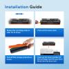imageValuetoner Compatible Toner Cartridge Replacement for HP 204A CF510A CF511A CF512A CF513A to use with Color Pro MFP M180nw M154nw M180n M154a MFP M181fw Printer Tray4Pack