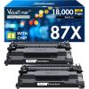 imageValuetoner Compatible Toner Cartridge Replacement for HP 94A Toner Cartridge Black CF294A to use with Laserjet Pro MFP M148dw M148fdw M118dw M149fdw Laserjet M148 M118 M149Black 4 Packfor HP 87X black