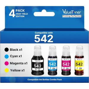imageValuetoner 245XL Ink Cartridge Replacement for Canon 245XL Black Ink PG245XL 245 XL 243 for PIXMA TR4520 MX492 TS3122 MX490 MG3022 MG2522 MG2920 MG2420 MG2520 MG2922 MG2924 MG3029 Printer 2 Black542 refill ink