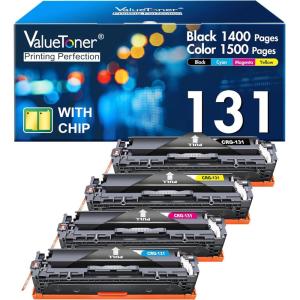 imageValuetoner Compatible Toner Cartridge Replacement for Canon 131 131H for ImageClass MF8280Cw MF628Cw MF624Cw MF8230Cn LBP7110Cw Printer BlackCyanMagentaYellow4 Pack