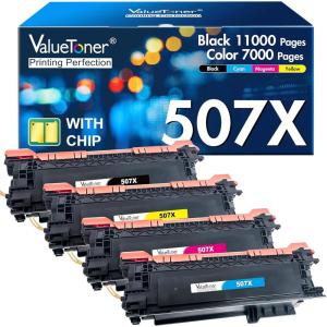 imageValuetoner Compatible Toner Cartridge Replacement for HP 94A Toner Cartridge Black CF294A to use with Laserjet Pro MFP M148dw M148fdw M118dw M149fdw Laserjet M148 M118 M149Black 4 Pack507X Black and Color