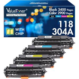 imageValuetoner Compatible Toner Cartridge Replacement for HP 94A Toner Cartridge Black CF294A to use with Laserjet Pro MFP M148dw M148fdw M118dw M149fdw Laserjet M148 M118 M149Black 4 PackBlack  Cyan  Magenta  Yellow