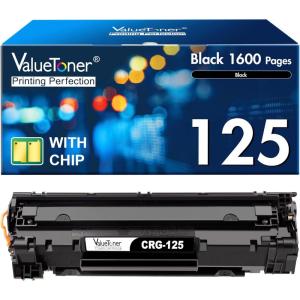 imageValuetoner Compatible Toner Cartridge Replacement for Canon 125 Black Toner Cartridge CRG125 3484B001AA High Yield for ImageClass MF3010 LBP6030w LBP6000 LBP6000B LBP6020 LBP6020B LBP6018 Printer