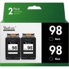 imageValuetoner Remanufactured Ink Cartridge Replacement for HP 98 C9364WN for Officejet 150 100 6310 H470 PhotoSmart 2570 2575 8050 C4180 C4150 Deskjet 460 5940 D4145 D4155 Printer Black 2 Pack